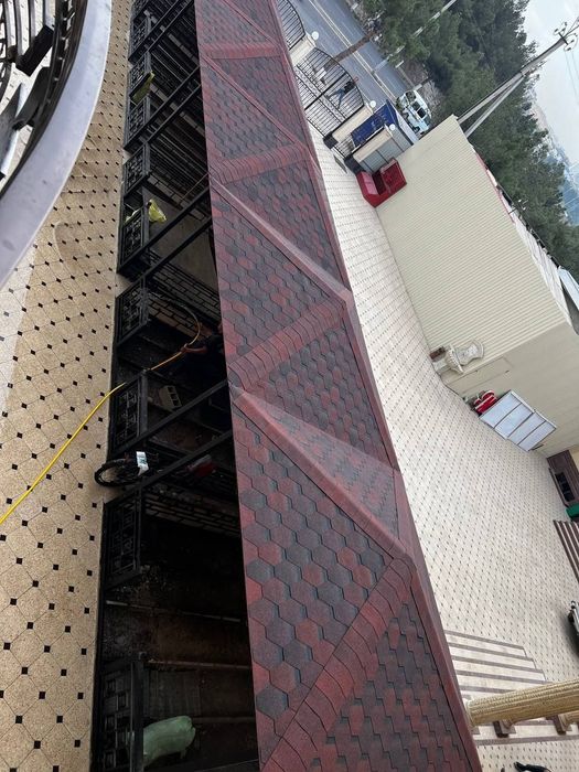 Битумли черепитса. DOCKE кизил. Тегола ва шинглос  аналоги