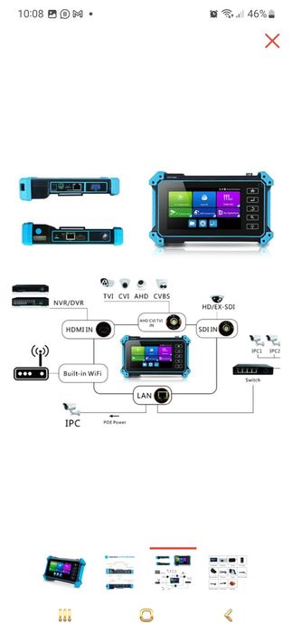 Продам тестер видеосигнала IPC 5200 C Plus