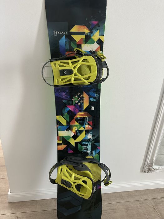 Placa Snowboard FTWO 153 Reverse + Legături Drake