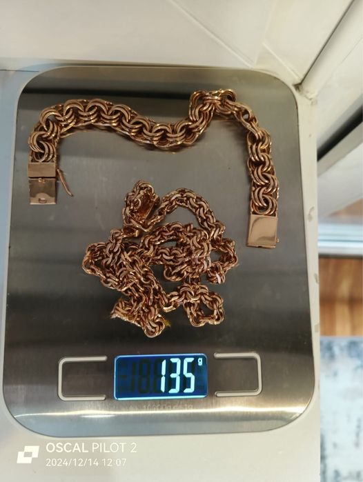 Золотая цепь золотой браслет