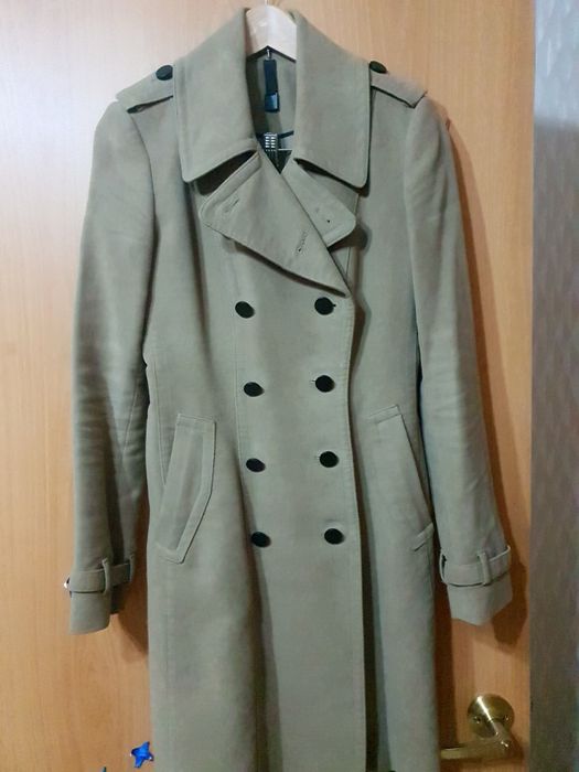 Пальто мягкий замш