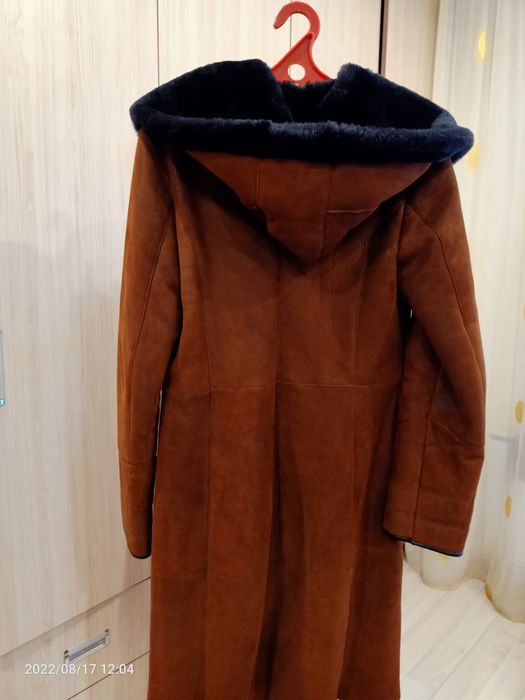 Дубленка  коричневая
