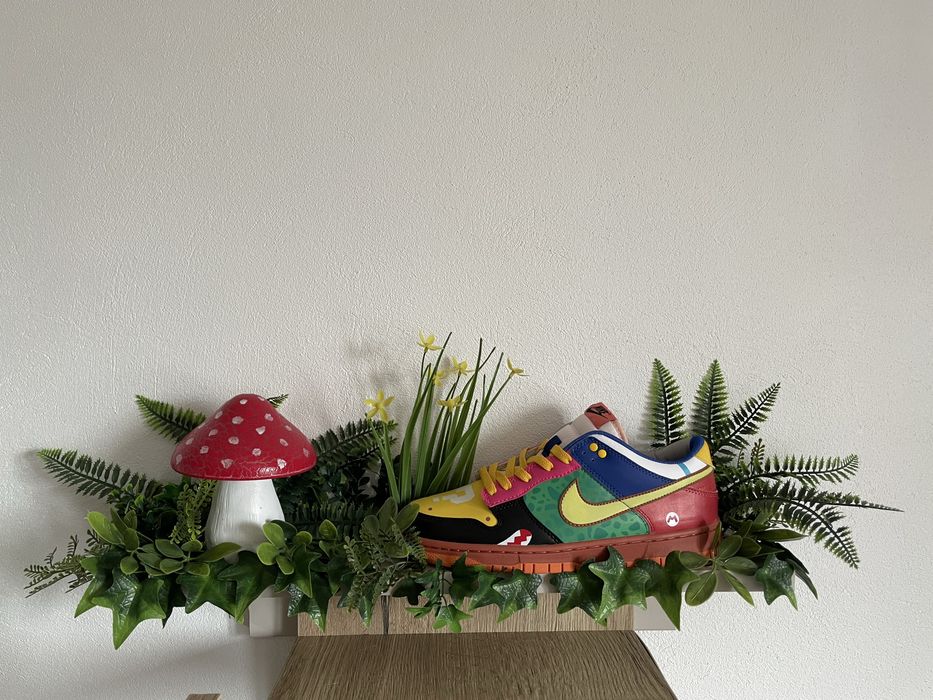 Nike Sb Dunk Low What The Mario