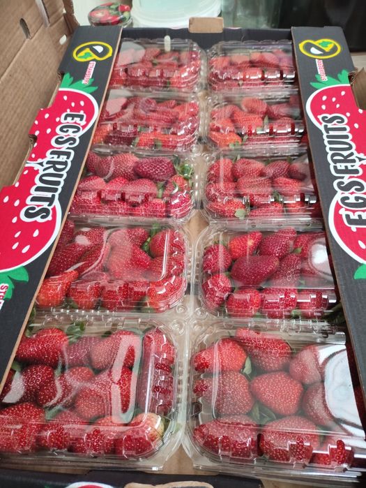 Клубника свежая.