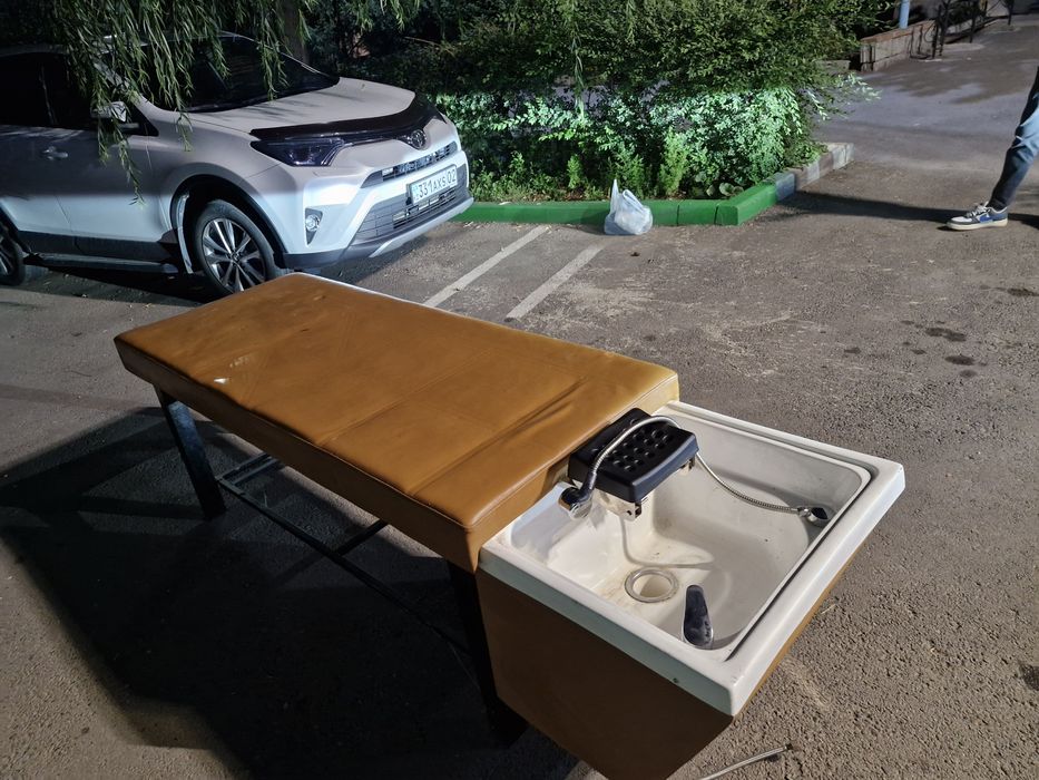 Кушетка мойка спа