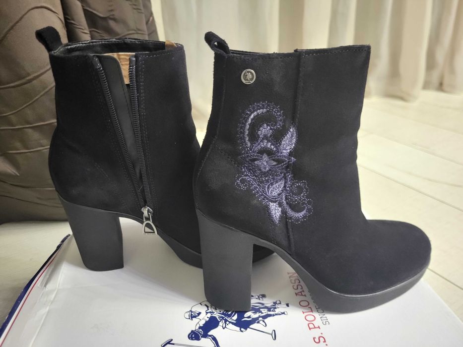 POLO U.S. боти тъмно сини 37 номер