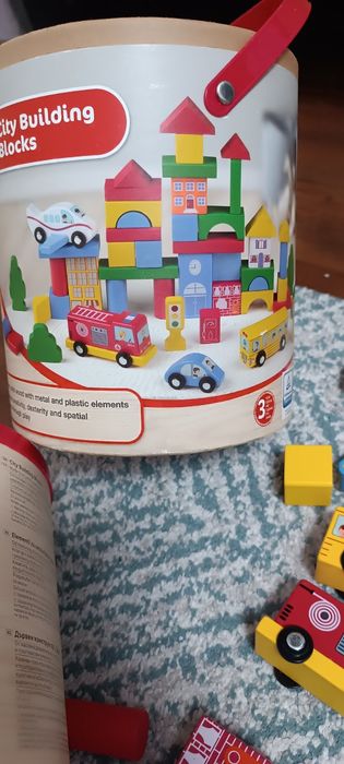 Дървен конструктор Play tive 50 части 2 броя