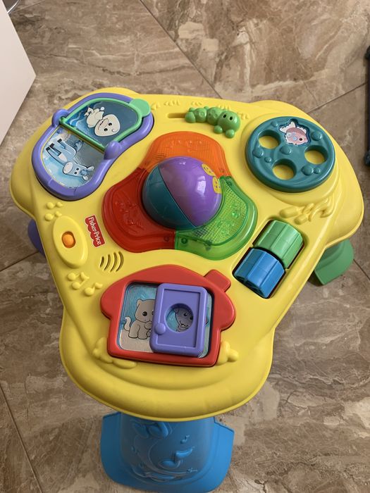 Fisher Price шезлонг и музикална масичка
