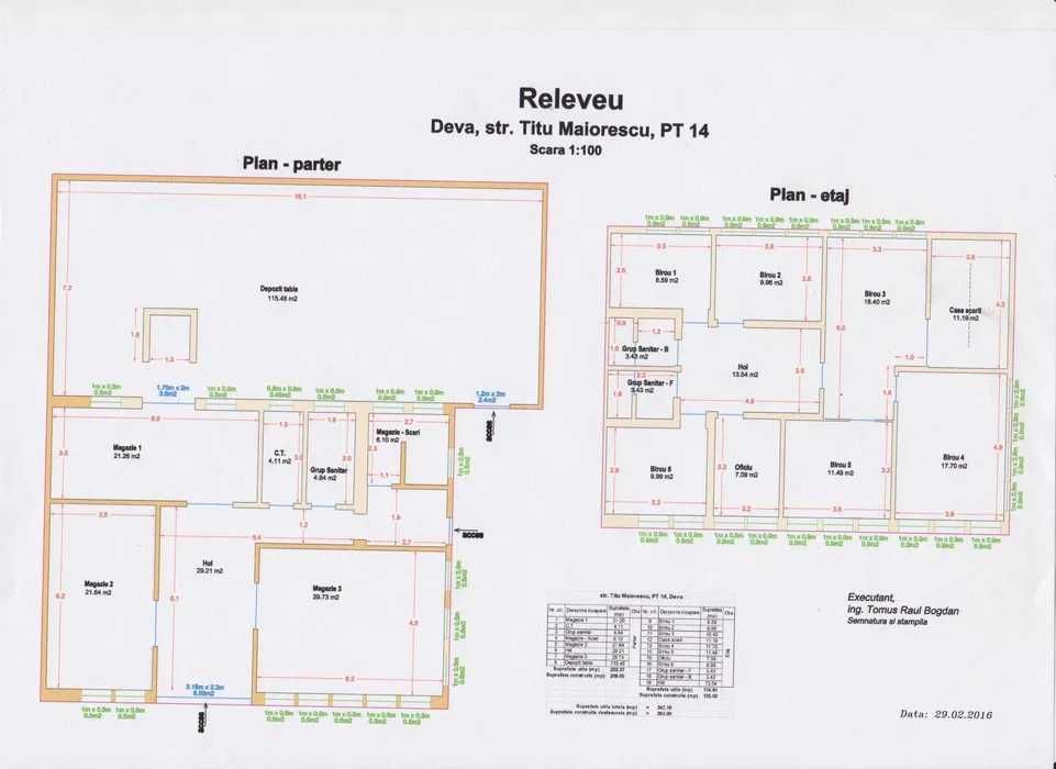 VINZARE (inclusiv RATE) - INCHIRIERE - Cladire de birouri si depozite