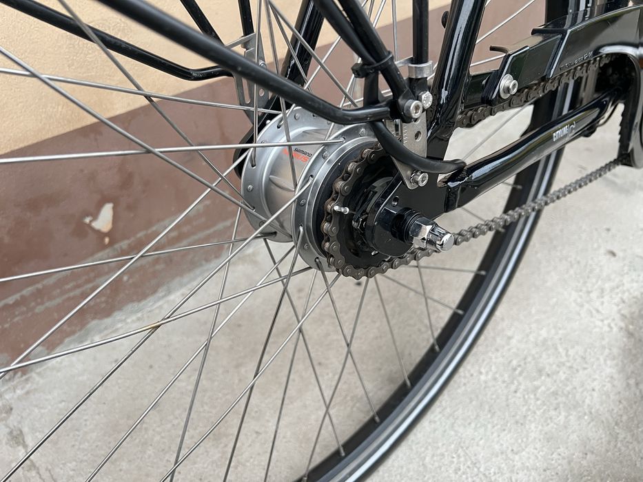 Bicicleta barbat Gudereit 28 Inch Aluminiu 8 viteze in butuc Nexus dinam butuc far led cadru XL XXL