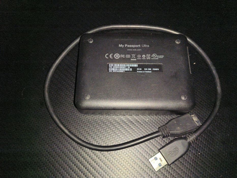 Продам USB внешний жесткий диск WD My Passport Ultra 2 ТБ БУ HDD