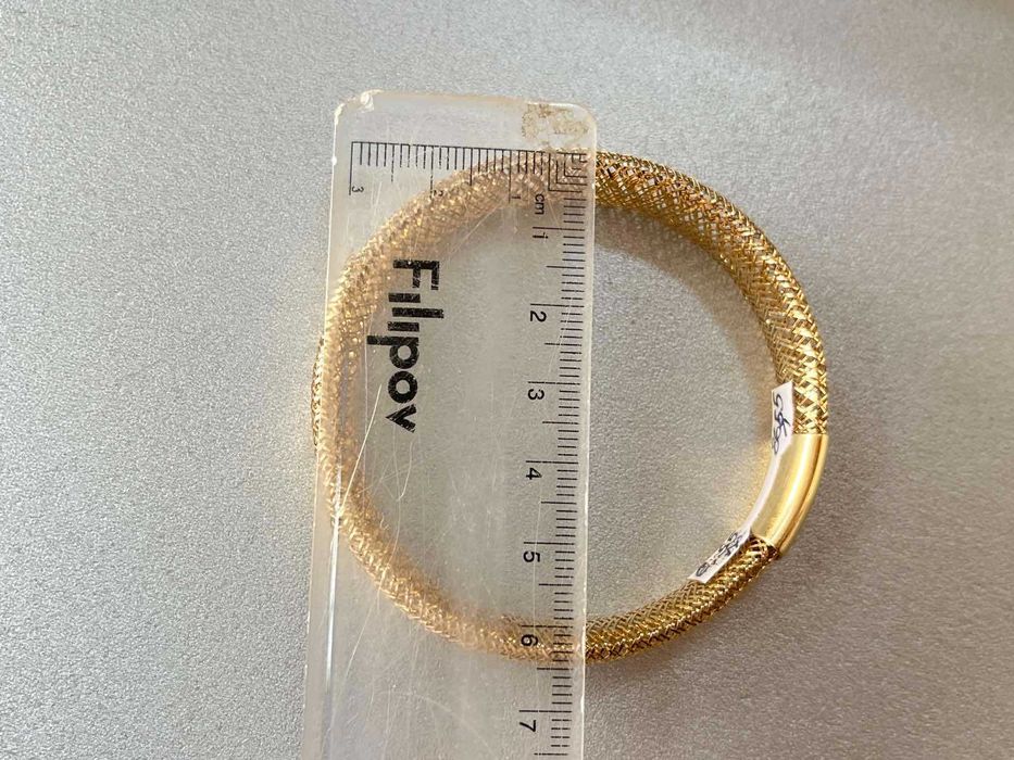 дамска златна гривна 14К-еластична