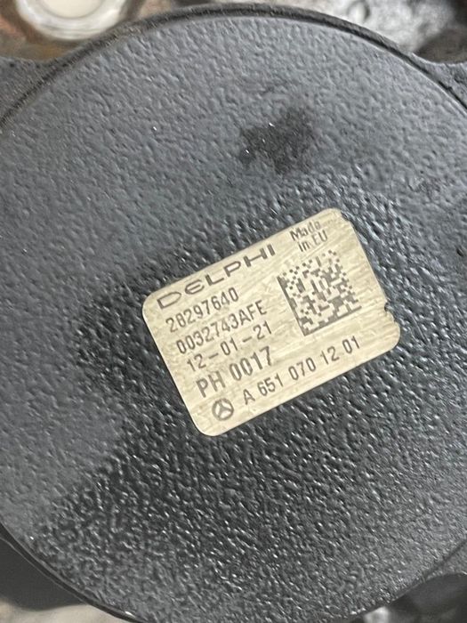 Pompa Inalta Presiune Mercedes-Benz E-Class W212 2009 - > 2.2Cdi A6510701201