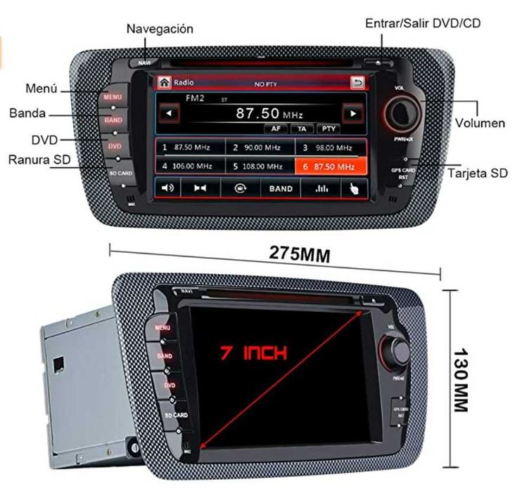 Navigatie Seat IBIZA 6J DVD + Camera Marsarier
