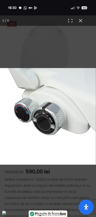 Bideu non-electric Living Solutions TB-220