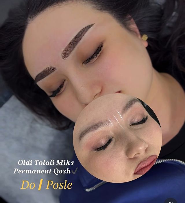 AKSIYA!!! Microblading naturalniy qosh tolalari,  permanent lab,  бров