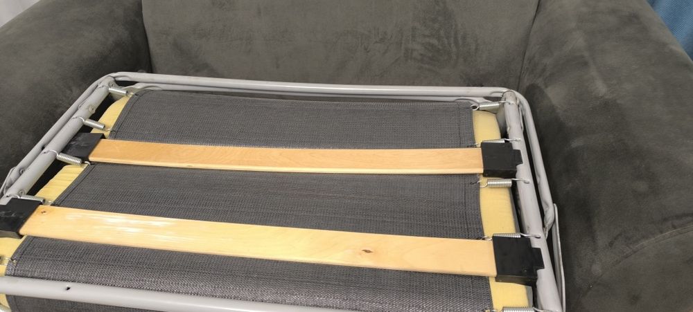 Диван раскладной серый