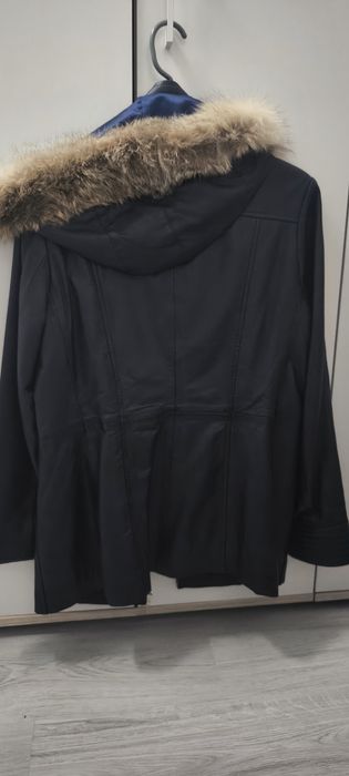 Jachetă de dama, din piele, de toamnă