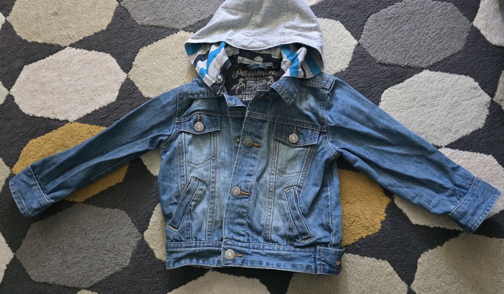 Geaca denim, marimea 98