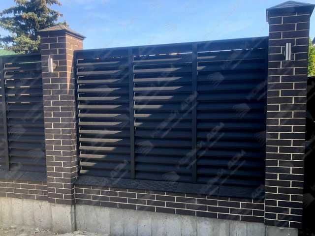 Забор жалюзи еврозабор