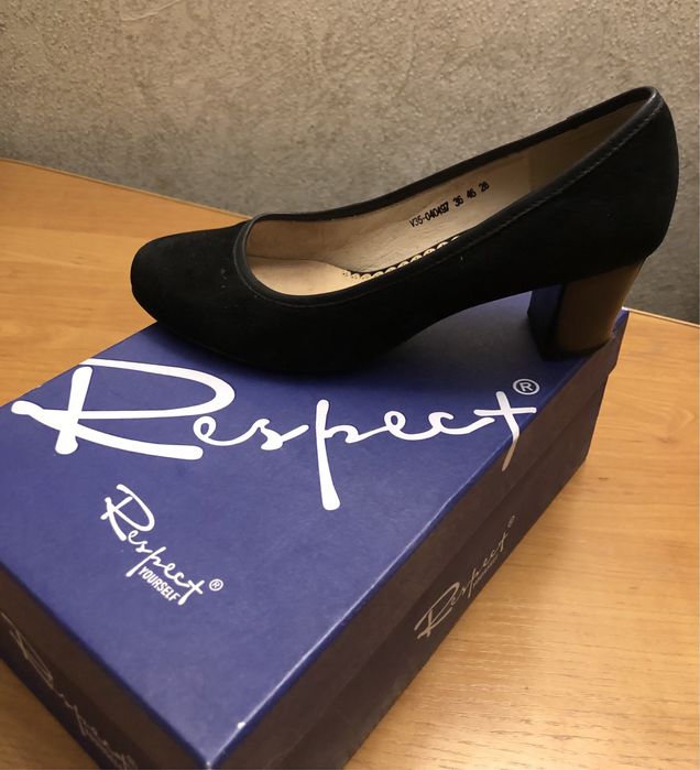 Туфли замшевые