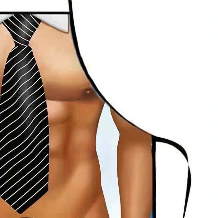 Нова забавна готварска престилка Джентълмен