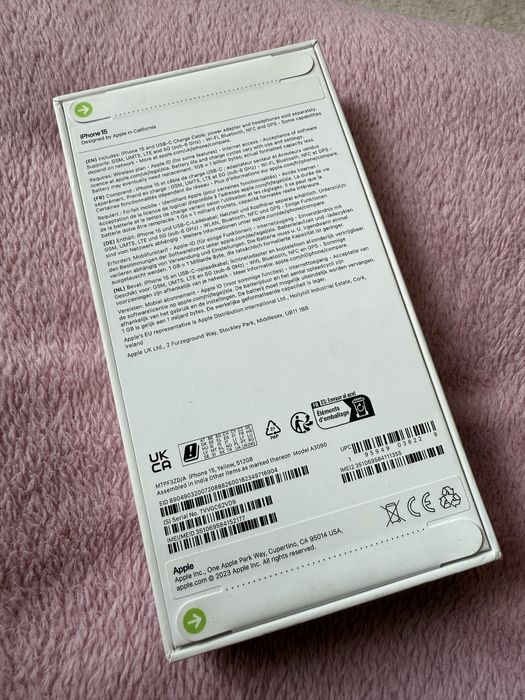 Iphone 15/512GB,yellow