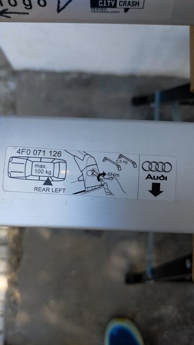 Audi A6 4F Багажник за покрив (напречни греди, рейлинг, рейлинг)