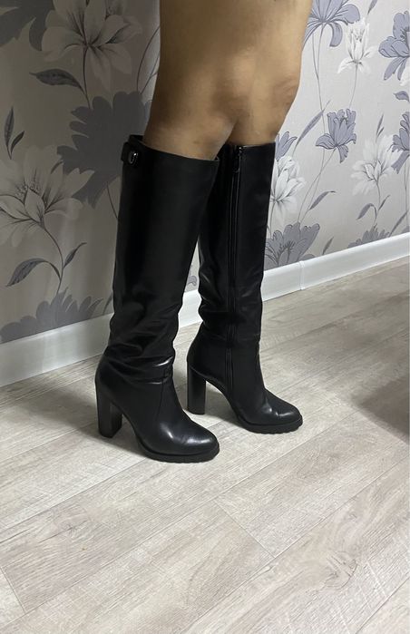 Зимние натуральные сапоги