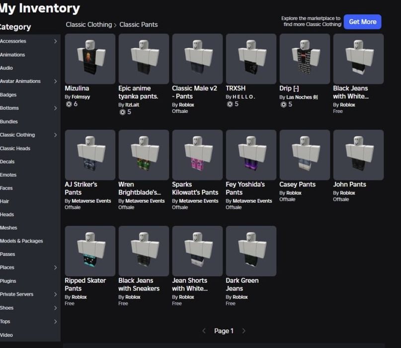 Продаю аккаунт роблокс