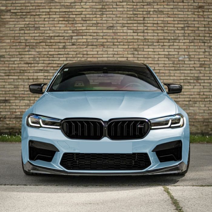 Передняя губа/сплитер/накладка на BMW (БМВ) F90 (Ф90).

В наличии на д