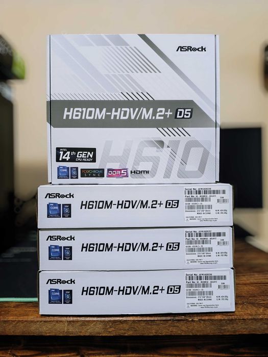 Дънна платка ASRock H610M-HDV M.2+ D5, Intel LGA 1700, DDR5, mATX