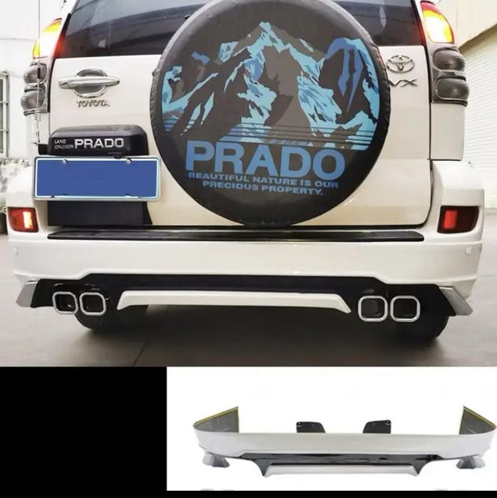 Подномерники Toyota land cruiser Prado 120 gx470