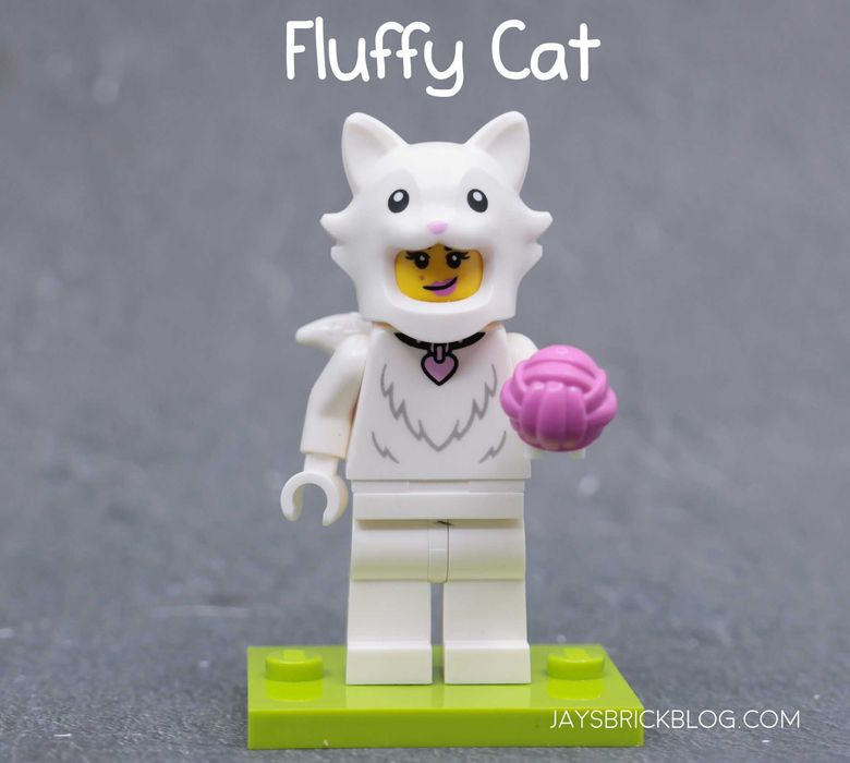 Minifigurine LEGO:  2. Fluffy Cat Costume; 6. Koala Costume