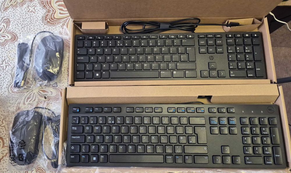 Dell клавиатура мишка