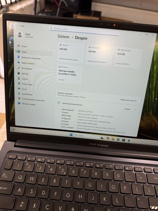 ASUS 15.6" Vivobook 15 X1504V FHD intel i7-1355U 16GB DDR4 1TB SSD