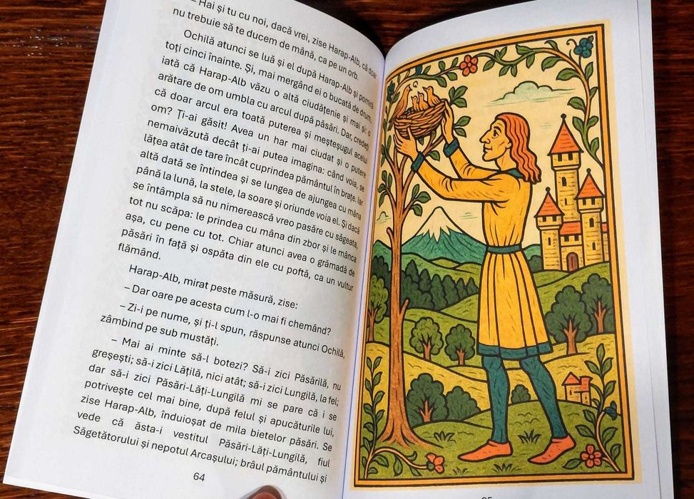 Povești cu ilustrații Harap Alb Tinerețe fără Bătrânețe(fără arhaisme)
