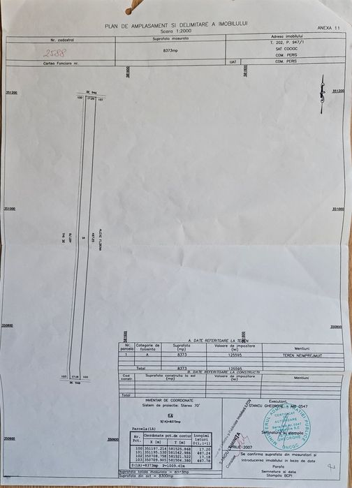 Vânzare 2 Terenuri Extravilan Periș–Cocioc, Ilfov