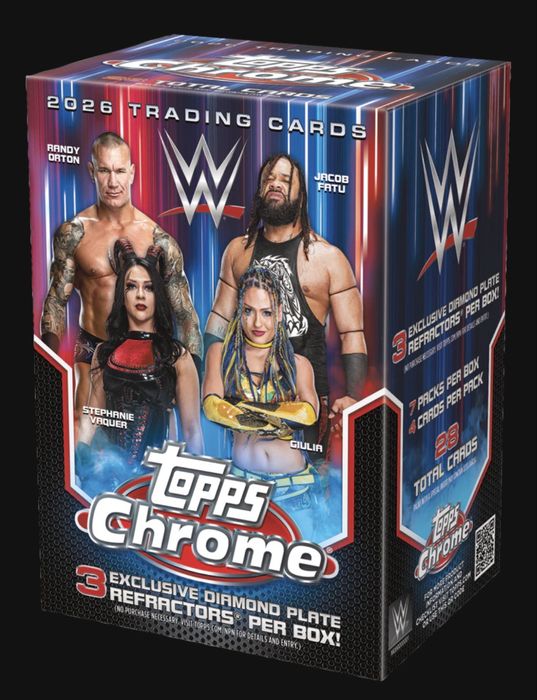 Topps Chrome WWE 2026 Blaster box PREORDER