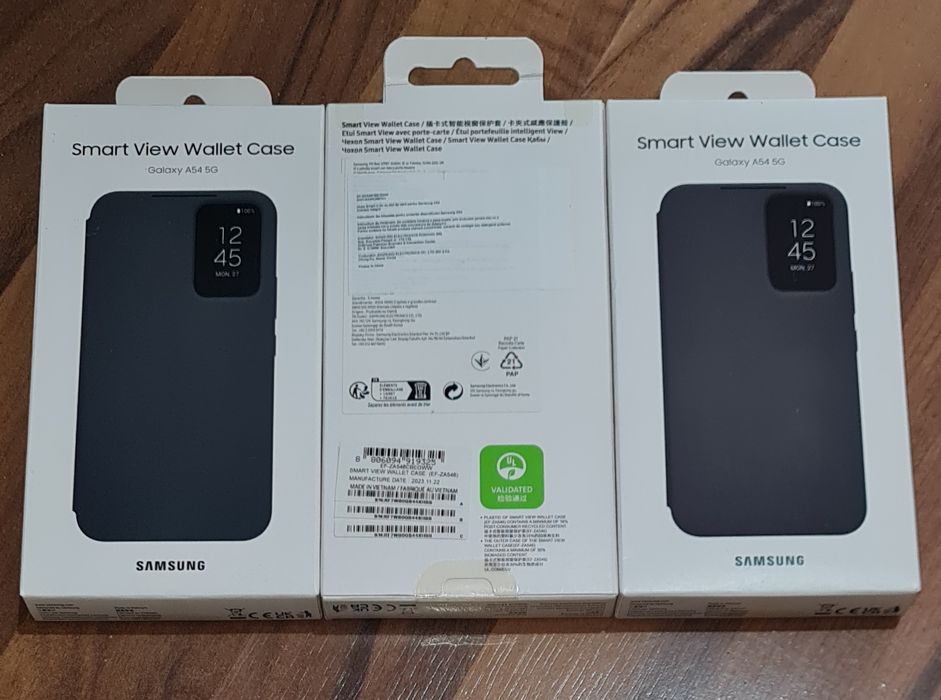 Husa flip activa originala Samsung Smart View Wallet Case Galaxy A54