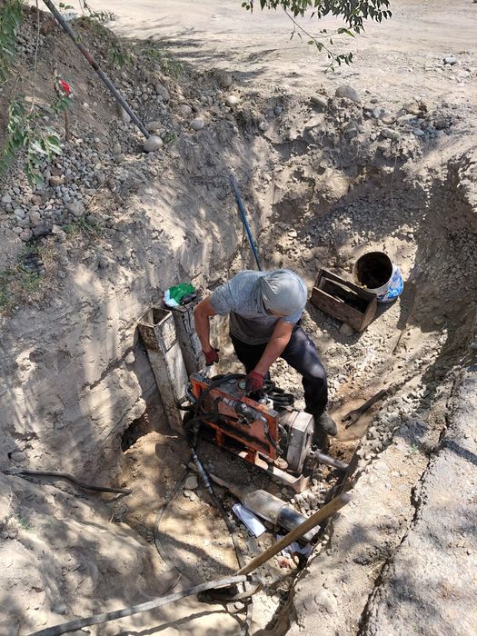 Гнб Прокол под асфальт , Прокол под тротуар