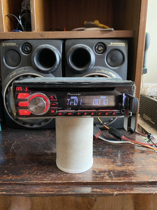 PIONEER deh-09bt - авто радио USB, BLUETOOTH плеър за кола сд cd