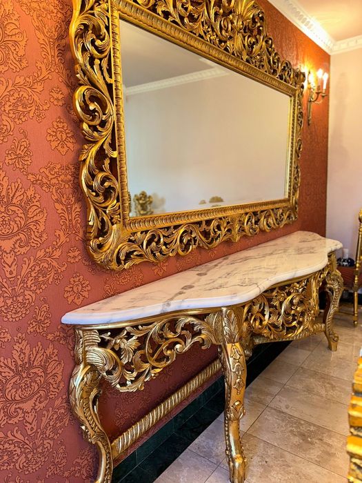 Oglinda cu consola baroc