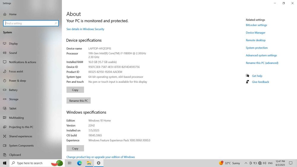 Игровой ноутбук ASUS TUF Gaming F15 (FX506HC) – ПРОДАЁТСЯ!
