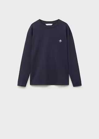 MANGO футболка с длинными рукавами на подростка