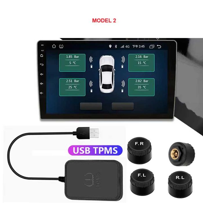 Sistem de monitorizare a presiunii aerului din anvelope TPMS