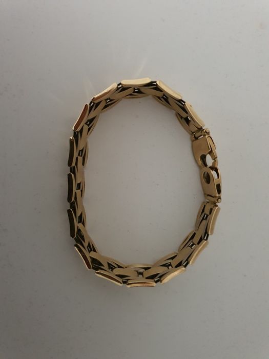 Brățara aur 18 k deosebita 21 cm, 25,35 gr, Elvetia