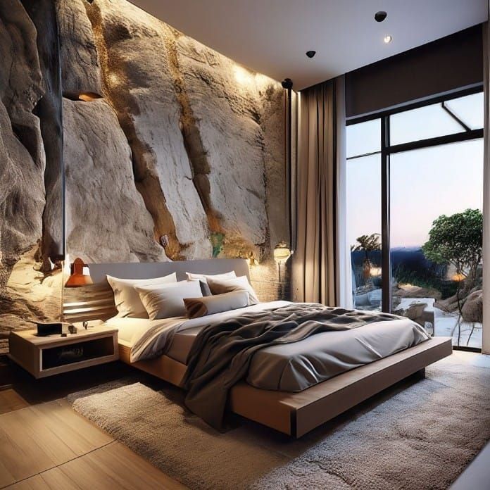 Скалы камни баррельефы