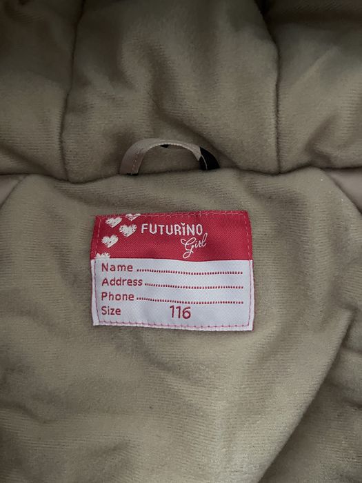 Зимний комбинезон для девочки 116