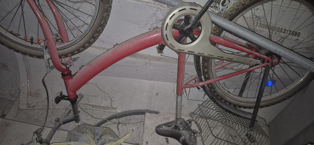 Bicicleta fara cadru pegas